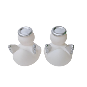 Canard ange, canard en caoutchouc personnalisé unique, jouets de bain pour bébé, motifs, amusant pour les enfants et les tout-petits - Product Image 4