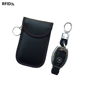 <span class=keywords><strong>Pochette</strong></span> pour clés de <span class=keywords><strong>voiture</strong></span> personnalisée, sac Faraday antivol en fibre de carbone, étui bloquant les signaux - Product Image 6