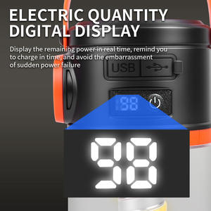 Linterna de Camping Ly36, Luz LED Blanca Cálida, Recargable por USB, Luz para Tienda de Campaña, con Indicador de Batería, Multifuncional - Product Image 4