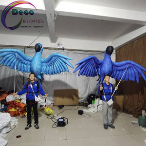 Perroquet gonflable en tissu polyester personnalisé de 2.5m de large pour les performances de <span class=keywords><strong>rue</strong></span> - Product Image 2