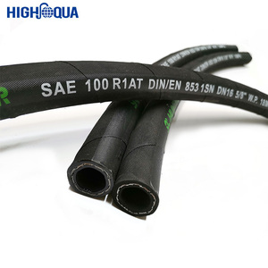 Маслостойкий синтетический резиновый гидравлический шланг sae100 r1/r2at din en853 1sn/<span class=keywords><strong>2sn</strong></span> - Product Image 5