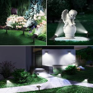 Luces Solares para Jardín con Certificación TUV, Resistentes al Agua IP67, StarRay, Encendido Automático al Anochecer, 3 Modos de Iluminación, Batería con Duración Superior a 12 Horas - Product Image 3