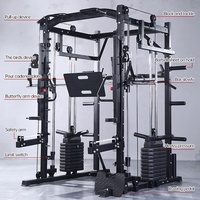 Venta de Fábrica ODM y OEM: Máquina Smith con Estructura de Gantry, Equipo de Entrenamiento Integral, Equipo de Fitness Comercial Bright Push