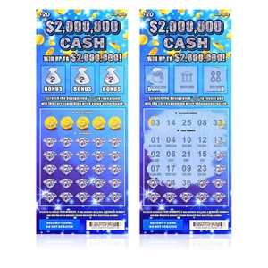 Scratch Lottery Win Cash Prize Customization Scratch <b>Pattern</b> Coating Classic Designs - Product Image 2