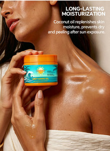Gel hydratant pour la peau à base de plantes naturelles OEM, non gras, léger, pour une utilisation cosmétique, rehausseur de bronzage - Product Image 4