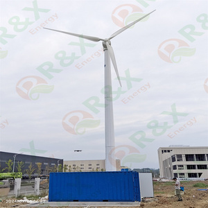 Sistema de Generador Eólico Residencial de Imán de CA Trifásico de 50KW 120V-380V, Diámetro del Rotor de 12M, Eje Horizontal RX-50DK 120v 220v 380v - Product Image 6
