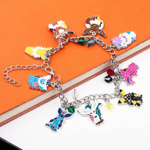New Design Cartoon Anime <strong>Pokemones</strong> Figure Accessories Anime Charms Bracelet - Product Image 3