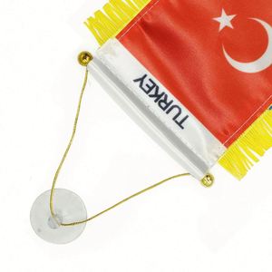 ธงแขวนรูปไก่งวงพร้อมโลโก้สั่งทำ สำหรับกระจกมองหลังรถยนต์และตกแต่งบ้าน - Product Image 3