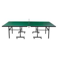 Table de tennis de table d'intérieur mobile, équipement d'exercice pliable, matériau principal MDF pour les sports de plein air, table de ping-pong