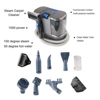 Nettoyeur de tapis portable à vapeur, aspirateur électrique, pulvérisation d'eau froide pour canapé