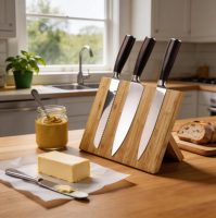 Support magnétique pliable renforcé pour couteaux, support universel personnalisé pour outils de cuisine domestique – Vente en gros