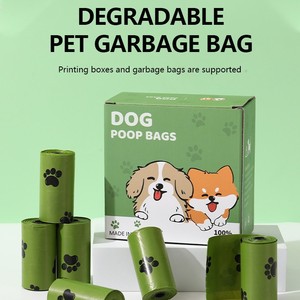 Bolsas para excrementos de mascotas, gruesas, de HDPE, portátiles, para desechos de perros y gatos, versión Green Footprint, Yiwu - Product Image 3