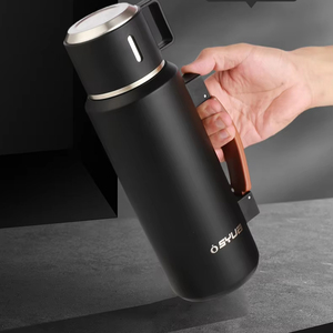 Su misura fiaschetta stile 800ml minimalista isolato bottiglia d'acqua eco-friendly portatile Thermos infusore per bere tè Logo - Product Image 2