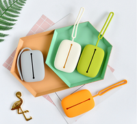 Sac de rangement de porte-clés en Silicone, Logo personnalisé, Mini pochette porte-clé, porte-carte, portefeuille pour cadeaux, Promotion, vente en gros 1 pièce
