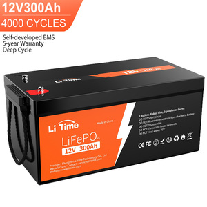 แบตเตอรี่ลิเธียมไอออน LiTime 12V 300Ah พร้อมระบบจัดการแบตเตอรี่ 200A BMS สำหรับระบบโซลาร์เซลล์บ้าน จัดส่งตรงจากสหรัฐอเมริกา - Product Image 1