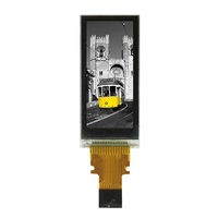 LS011B7DH03 LCD Monokrom IPS 1,1 inci 160x68 SPI 10-Pin Aplikasi Jam Tangan Pintar