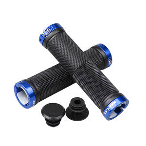 Poignée de vélo verrouillable en alliage <span class=keywords><strong>d</strong></span>'aluminium et caoutchouc pour VTT Vélo de route BMX pour cyclisme - Product Image 4