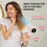 Sèche-cheveux intelligent à détection IA, 110 000 tr/min, séchage rapide, ionique négatif, léger, pour animaux de compagnie, fabriqué en usine OEM