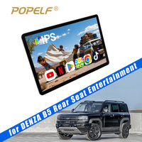 Monitor Headrest Mobil Android 13.0 13,3 inci, Sistem Hiburan Kursi Belakang Octa-Core 4GB+64GB, Layar Sentuh 1080P FHD untuk Denza BYD