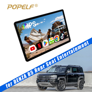 Moniteur d'appuie-tête de voiture Android 13.0 de 13,3 pouces, système de divertissement pour sièges arrière Octa-Core 4 Go + 64 Go, écran tactile FHD 1080P pour Denza BYD - Product Image 1