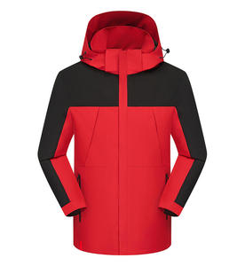 YZ Durable Construction Waterproof Windproof Stand Collar Zipper Closure Shell <strong>Cycling</strong> <strong>Jacket</strong> <strong>Men</strong> Women Hiking Camping Travel - Product Image 1