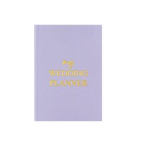 Livre et organisateur de mariage en tissu de lin de haute qualité A5 de qualité supérieure
