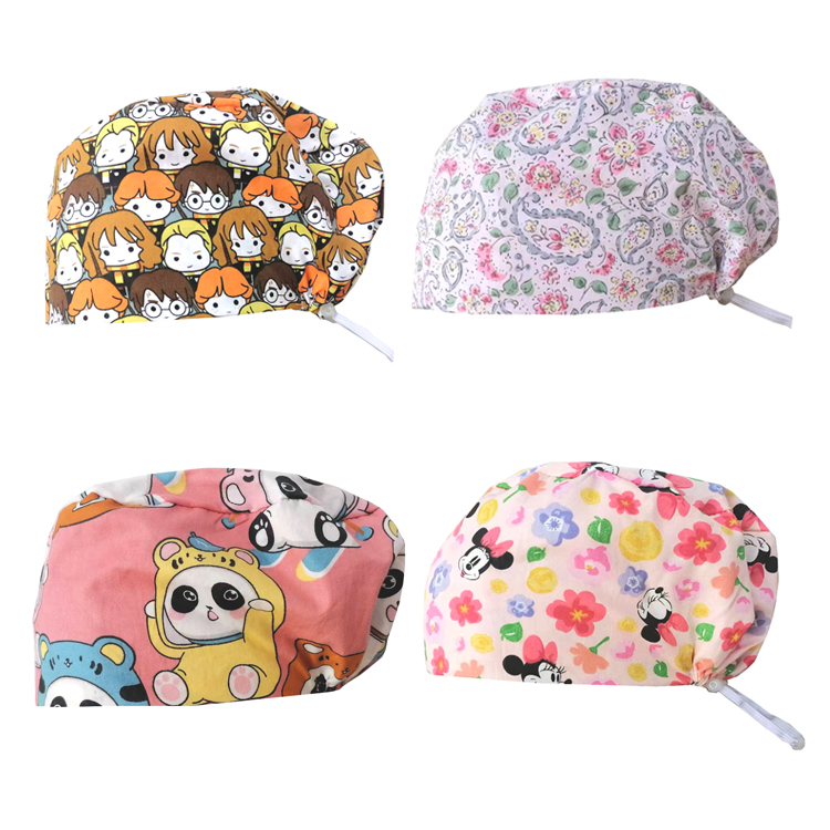 Милая мультяшная хирургическая шапочка, шапочка медсестры, хирургическая Операционная, химиотерапия Baotou, Женская рабочая шапочка