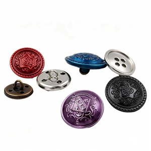 Premium Eco-Friendly Metal Shank <b>Buttons</b> Square Rectangle Custom Brass Copper Iron Stainless for Tuxedo Blazer Suit Coat - Product Image 1