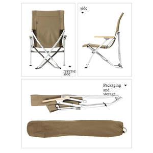 Lexiang esterno in lega di alluminio alto schienale <span class=keywords><strong>sedia</strong></span> curva portatile <span class=keywords><strong>pieghevole</strong></span> cane di <span class=keywords><strong>mare</strong></span> per la pesca per il tempo libero <span class=keywords><strong>sedia</strong></span> in tessuto da campeggio - Product Image 4