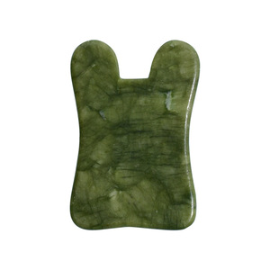 Naturale vera <span class=keywords><strong>giada</strong></span> facciale Guasha <span class=keywords><strong>pietra</strong></span> <span class=keywords><strong>colore</strong></span> verde - Product Image 6