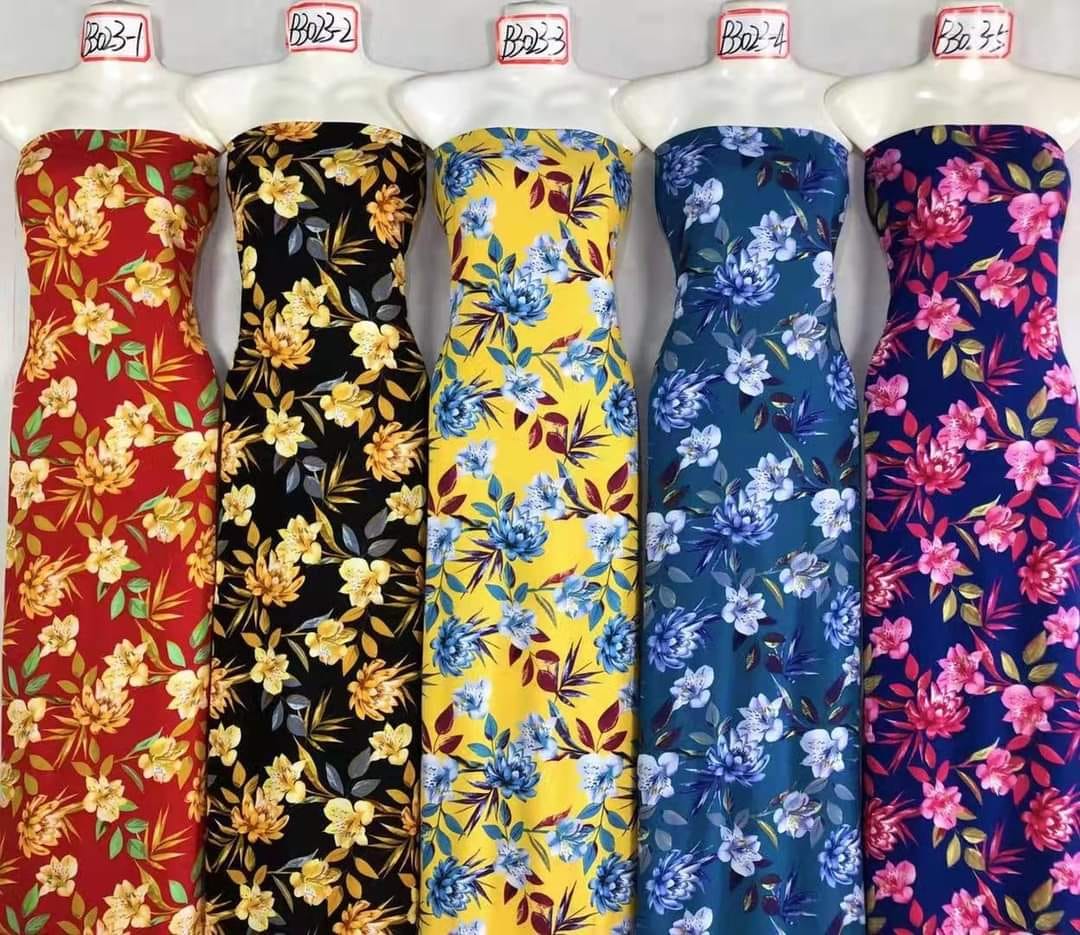 30s 40s мягкая ткань из искусственного шелка Чаллис, обычная ткань, искусственный шелк, цветочный Гавайский принт, вискоза 100%, ткань из искусственного шелка для платья