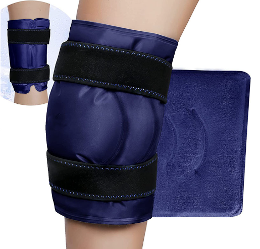 FSPG  Ice Gel Knee Support Hot and Cold Compress Knee Pad for Sport Recovery