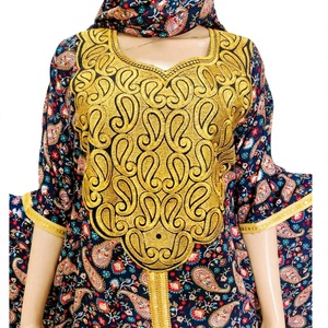 Women's Modest Prayer Abaya <b>Kaftan</b> with Hijab Scarf – Dubai Turkish Style Long Muslim Prayer Dress for Middle East Fashion - Product Image 1