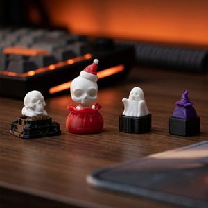 Nuevo colgante transfronterizo para mochila con botón antiestrés de calavera navideña y calabaza de Halloween impresa en 3D, fabricado en China - Product Image 5