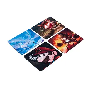 Promosyon özel yüksek kalite OEM oyun bilgisayar için kauçuk Mouse Pad yumuşak kaymaz Polyester özelleştirilmiş toptan