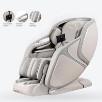 Fauteuil de massage zéro gravité pour le corps entier avec chauffage des pieds et de la taille, massage par airbag, rouleau pour les pieds, musique Bluetooth