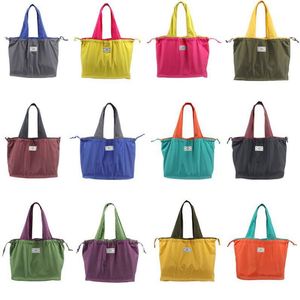 Bolsa de Compras Plegable Reutilizable Grande, de Nailon Impermeable, Ecológica y Portátil, con Cordón - Product Image 6