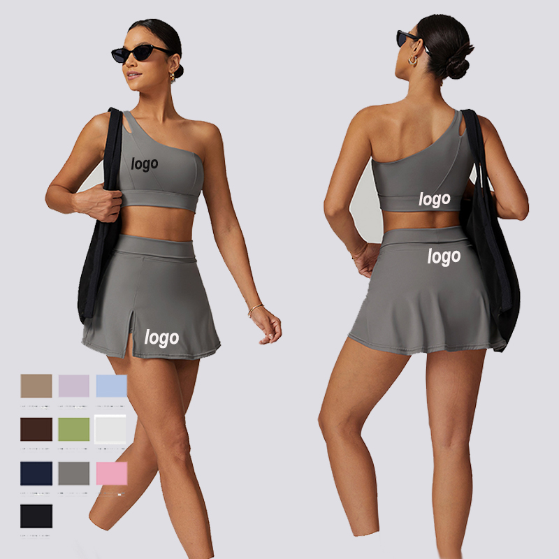 Women's Quick-Drying Outdoor Running Sports Suit Shoulder Bra Yoga Set Breathable High Quality Yoga Set Women