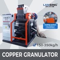 Mesin Granulator Tembaga Lansing LX-400B Kapasitas Tinggi 150-350kg/jam dengan Sistem Pendingin Stabil untuk Daur Ulang Kabel