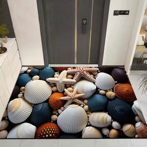 Tapis absorbant à séchage rapide, pliable, antidérapant, grand tapis de sol, tapis de porte en boue de diatomée - Product Image 3