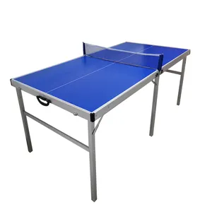 Mesa exterior portátil MDF tênis mesa de ping-pong dobrável interior