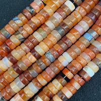 Perles plates rondes en pierre naturelle Heishi en gros pour la fabrication de bracelets, colliers et bijoux DIY