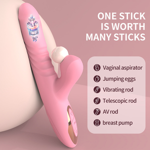 Puissant vibrateur de poussée et de succion femelle ventouse stimulateur de Clitoris et masseur de gode point G produits pour adultes jouets sexuels pour femmes - Product Image 4
