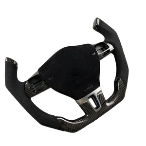 Volante Deportivo Personalizado de Cuero Semiperforado y Fibra de Carbono Forjada de 40MM para Volkswagen Golf 7R Jetta Mk6/Mk7/Mk8 <span class=keywords><strong>GTI</strong></span> <span class=keywords><strong>Polo</strong></span> - Product Image 6