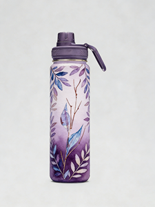 Bouteille d'<span class=keywords><strong>eau</strong></span> sport en acier inoxydable HYDRO Lemon 24oz, thermos à double paroi, gourde isotherme - Product Image 2