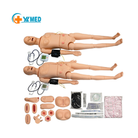 Mannequins humains pour soins aux adultes, modèles masculins et féminins avec fonction de mesure de la pression artérielle, mannequins d'entraînement aux compétences de soins CE/ISO
