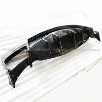 Diffuseur arrière en fibre de carbone style A pour Chevrolet Corvette C8 Stingray, lèvre de pare-chocs arrière