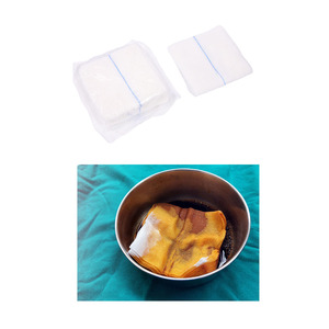 Compresas de gasa quirúrgica con hilo azul detectable por rayos X, 8 capas, 12 capas, 16 capas - Product Image 1