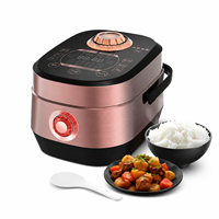 Cuisinière à riz numérique 4L IH avec minuterie de retard 24h, faible teneur en sucre, intelligente, électrique, avec écran LCD et technologie Fuzzy Logic
