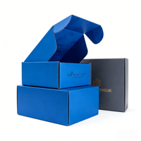 Boîte d'emballage personnalisée en carton ondulé écologique pour dossiers cadeaux avec logo, taille personnalisée, impression offset 4 couleurs, usine OEM